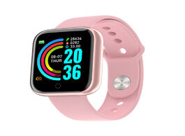 Foto van Horloge d18 clock smart watch y68 fitness bracelet activity tracker heart rate monitor blood pressur