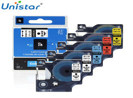 Foto van Computer unistar multicolor 45013 40913 45018 45016 compatible 12mm for dymo d1 label tapes lm160 lm