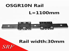 Foto van Bevestigingsmaterialen aluminum roller linear motion rail 30mm width osgr10n external double axis gu
