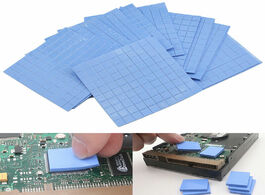 Foto van Computer 100pcs thermal silica sticker for laptop cpu graphics card cooling silicone gel pad led chi
