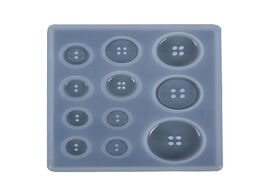 Foto van Huis inrichting diy silicone mold resin buttons jewelry making mould epoxy pendant crafts tool handm