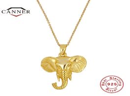 Foto van Sieraden canner 925 sterling silver necklace for women personality elephant head clavicle chain chok