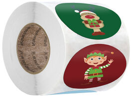 Foto van Kantoor school benodigdheden new 50 500pcs 8 designs adhesive christmas gift name tags xmas stickers