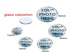 Foto van Sieraden custom cabochon 10 40mm customize your photo text glass dome personalized snap button uniqu
