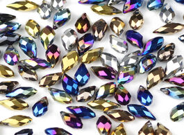 Foto van Sieraden jhnby briolette pendant waterdrop austrian crystal beads 6 12mm50pcs plating teardrop glass