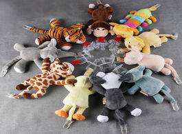 Foto van Baby peuter benodigdheden cute cartoon dummy pacifier chain clips newborn plush animal toys toddler 