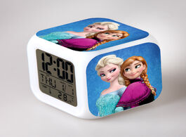 Foto van Huis inrichting disney frozen alarm clock toys snow queen princess anna colorful mood square can be 