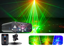 Foto van Lampen verlichting 128 patterns rgbw led disco light professional dj stage 8 holes laser projector l