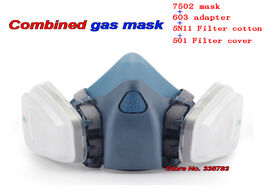 Foto van Beveiliging en bescherming sjl 7502 mask 603 adapter 5n11 filter cotton 501 cover respirator against
