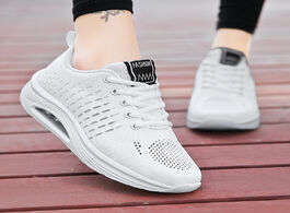 Foto van Schoenen women casual shoes light sneakers breathable mesh knitted loafers vulcanized outdoor sock p