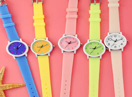 Foto van Horloge kids wrist watch cartoon candy watches rubber quartz clock best gift children silicone sport