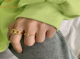Foto van Sieraden xiyanike 925 sterling silver rings charm women girl vintage handmade chain knotted finger j