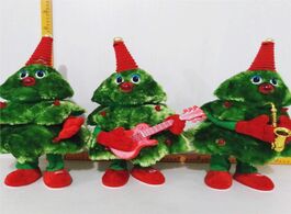 Foto van Speelgoed christmas santa claus musical singing dancing moving glowing toy children electric plush t