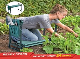 Foto van Meubels hot sale foldable kneeling dual purpose garden knee pads portable stool with double pocket e