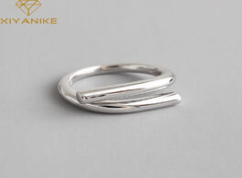 Foto van Sieraden xiyanike minimalist 925 sterling silver engagement rings new fashion party accessories jewe