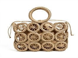 Foto van Tassen 2020 beach straw bags for women summer rattan bag handmade hollow woven vacation casual bali 
