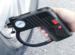 Foto van Auto motor accessoires car air compressor pump portable handheld tire inflator electric repair tool 