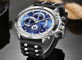 Foto van Horloge lige 2020 new waterproof mens watches top brand luxury quartz wrist watch men business clock
