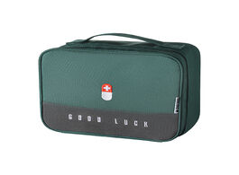 Foto van Huis inrichting layered medicine box thickened empty first aid kit bag for home factory hospital cos