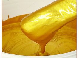 Foto van Huis inrichting 24k super bright gold foil paint bronzing oily flashing metallic 780g can be applied