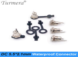 Foto van Elektronica turmera battery connector dc 5.5 mm x 2.1mm power jack socket female 2.1 waterproof for 
