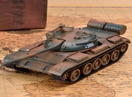 Foto van Speelgoed tank model 1:32 alloy t55 mbt metal tanks diecast cars kits to build gundam