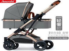 Foto van Baby peuter benodigdheden light stroller 2 in 1 folding simple children s trolley can sit reclining 
