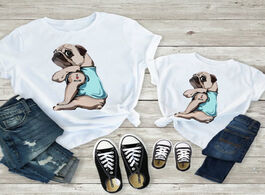Foto van Baby peuter benodigdheden family look t shirt boy clothes tshirt father and son funny beautiful dog 