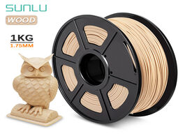 Foto van Computer sunlu pla filament 1kg 1.75mm wood filaments 3d printer non toxic sublimation supplies simi