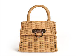 Foto van Tassen new straw rattan beach bag designer bags famous brand women 2020 handbags