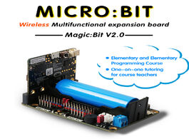 Foto van Elektronica componenten extension board for micro:bit v2.0 support 8 servos and 4 dc motors with onb