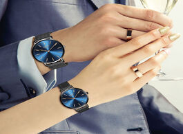 Foto van Horloge lige couple watches for lovers top brand luxury quartz clock waterproof wristwatch fashion c