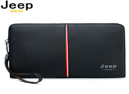 Foto van Tassen jeep buluo brand luxury men s handbag clutches bags for phone high quality spilt leather wall