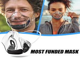 Foto van Beveiliging en bescherming 1pcs face mask for adults a radical alternatives transparent shield and r