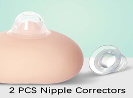 Foto van Baby peuter benodigdheden 2 pcs silicone nipple correction breast correcting shell nursing cup shiel