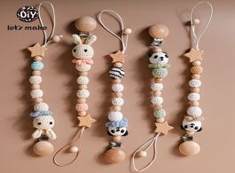 Foto van Baby peuter benodigdheden let s make 1pc pacifier dummy luxury nipple chain soother feeder silicone 