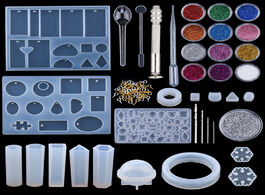 Foto van Sieraden a set epoxy resin mold kits silicone jewelry casting tools earring findings for making supp