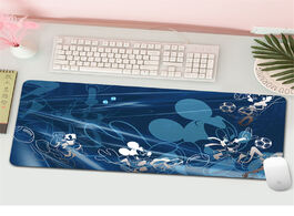 Foto van Baby peuter benodigdheden cartoon mickey large natural rubber mouse pad 70x30cm waterproof game desk