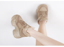 Foto van Schoenen shoes for women sneakers 2020 winter plus velvet sport thick sole lady leisure chunky 93255