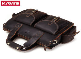 Foto van Tassen kavis 2020 new casual men s bag genuine leather travel duffel bags large capacity messenger h