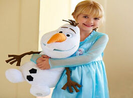Foto van Speelgoed frozen 30 50cm snowman olaf stuffed plush toys kawaii dolls 2 soft animals for kids christ