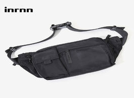 Foto van Tassen inrnn men waist bag fashion small crossbody bags sling outdoor sports pack for teenager male 