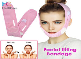Foto van Schoonheid gezondheid face slimming belt v line lifting facial cheek shape lift up mask strap thin f