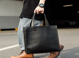 Foto van Tassen tidog the trend of simple hand bag leisure briefcase tote