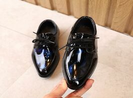 Foto van Baby peuter benodigdheden boys shoes princess leather for kids dress school fashion bowtie children 