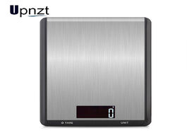Foto van Huis inrichting digital kitchen food scale 22lbs 10kg precision lcd display tempered glass surface t