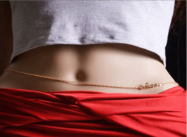 Foto van Sieraden 3umeter 2020 new name waist chain for women letters digital custom belly simple sexy body g