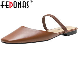 Foto van Schoenen fedonas elegant high heels pumps basic fashion pointed toe women shoes summer genuine leath