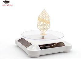 Foto van Computer 3d printer parts solar rotating showcase stand 360 turntable for model display