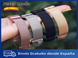 Foto van Horloge xiaomi strap mi band 5 4 3 metal bracelet correa gold silver rose shipping from spain